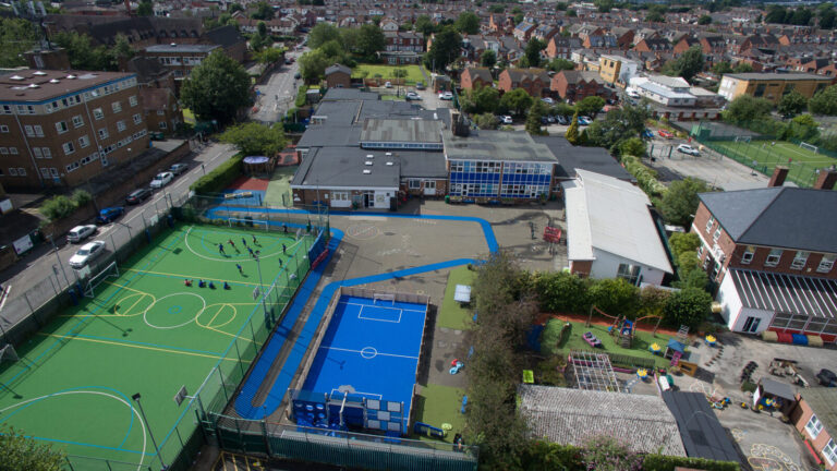 a picture of the school campus