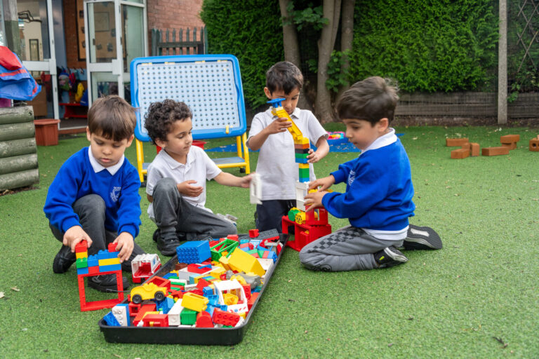 a picture of students playing in the playground