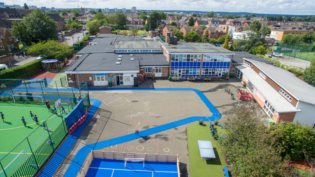 a picture of the school campus